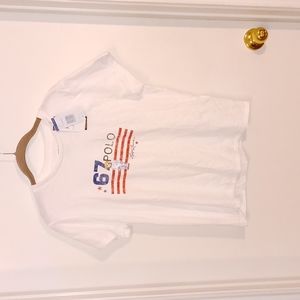 Ralph lauren white tee shirt